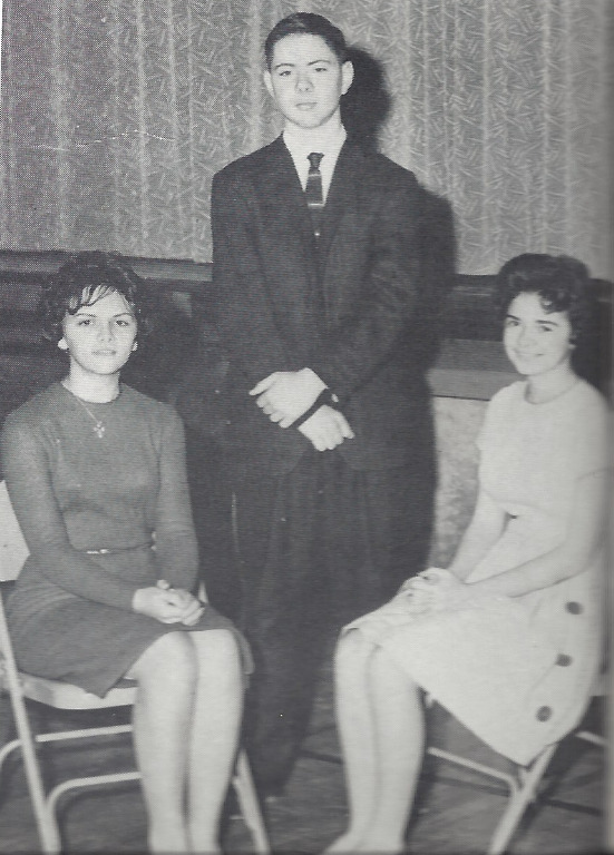 1961-62 Officers: Pres-John Speer, VP-Bonnie Bobbett, Secty Treas-Carol Portell